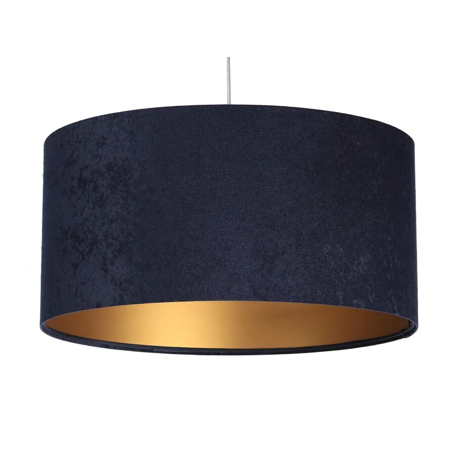 Lampa wisząca HOME 50 granatowa/złota