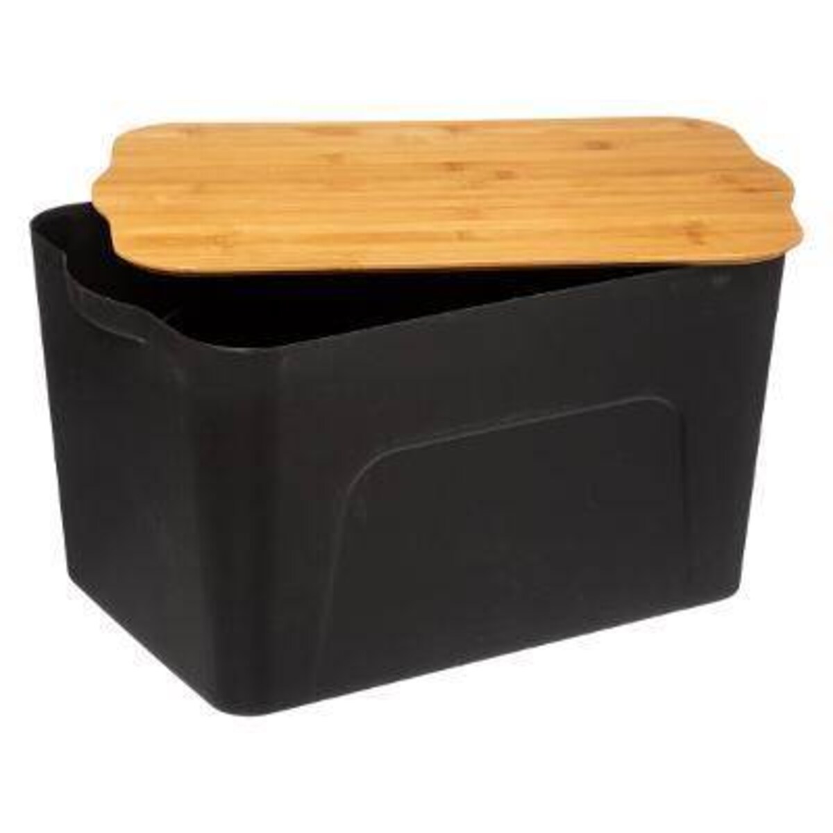 Pudełko plastikowe z bambusową pokrywką, 24 litry