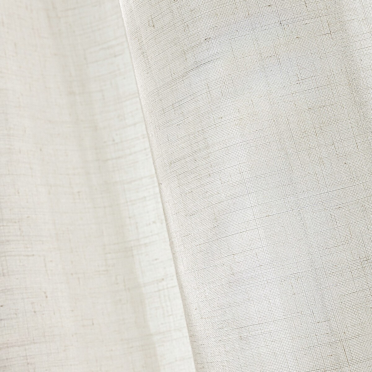 Zasłona na kanale z grzywką 1 szt. 130x260 beżowy