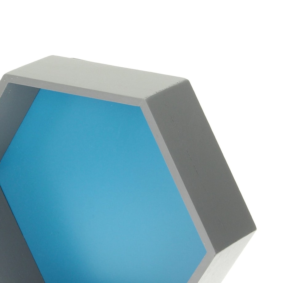 Półka Honeycomb blue 35x30x12cm, 35x30x12cm