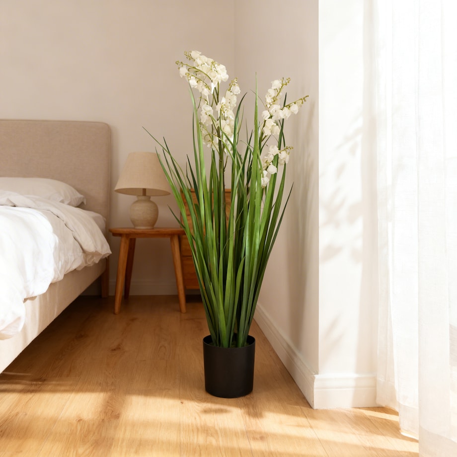 Kwiat sztuczny Roślina doniczkowa 75 cm wysokości zielona JAK ŻYWA ozdoba