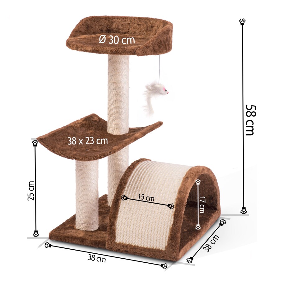 Drapak dla kota domek legowisko 58 cm Pethaus