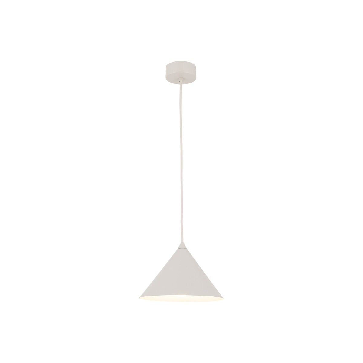 Lampa wisząca TK Lighting CONO S Kaszmir E27 regulowana beżowa 21 cm