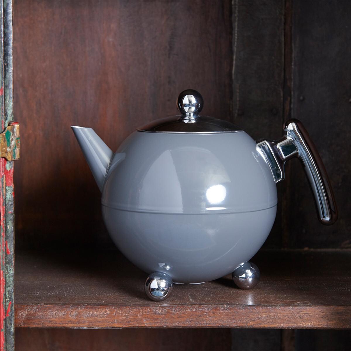 Dzbanek termiczny Bella Ronde 1,2L - szary / Bredemeijer