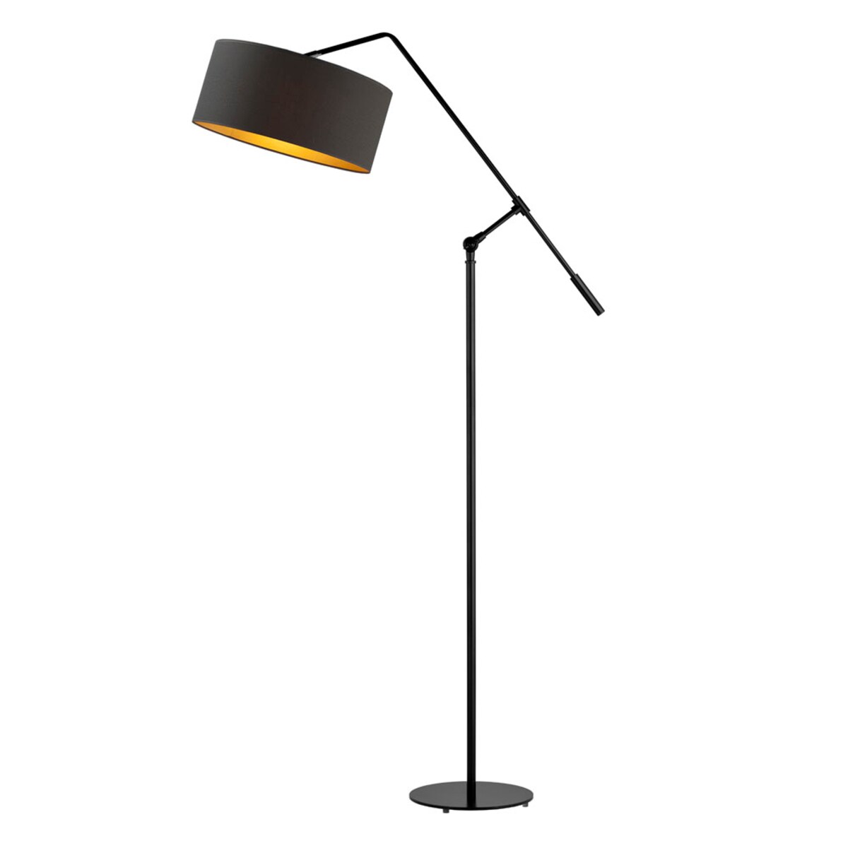 Lampa stojąca podłogowa przegubowa regulowana z abażurem walec AVADO