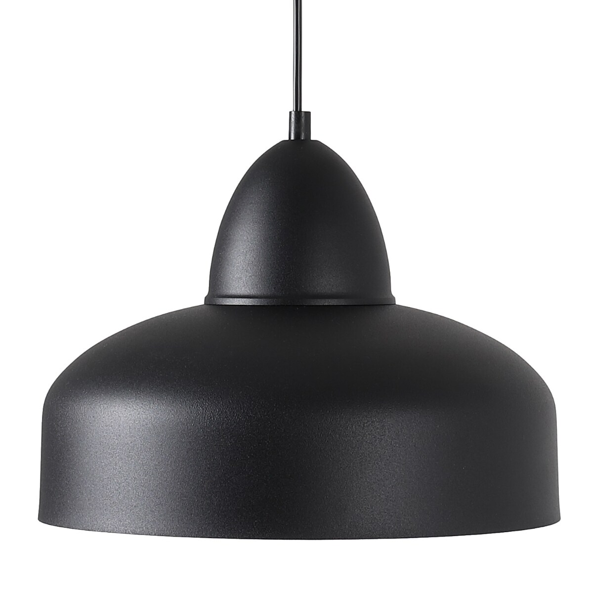 Czarna lampa wisząca Como 946G1 Aldex okrągły zwis nad wyspę kuchenną