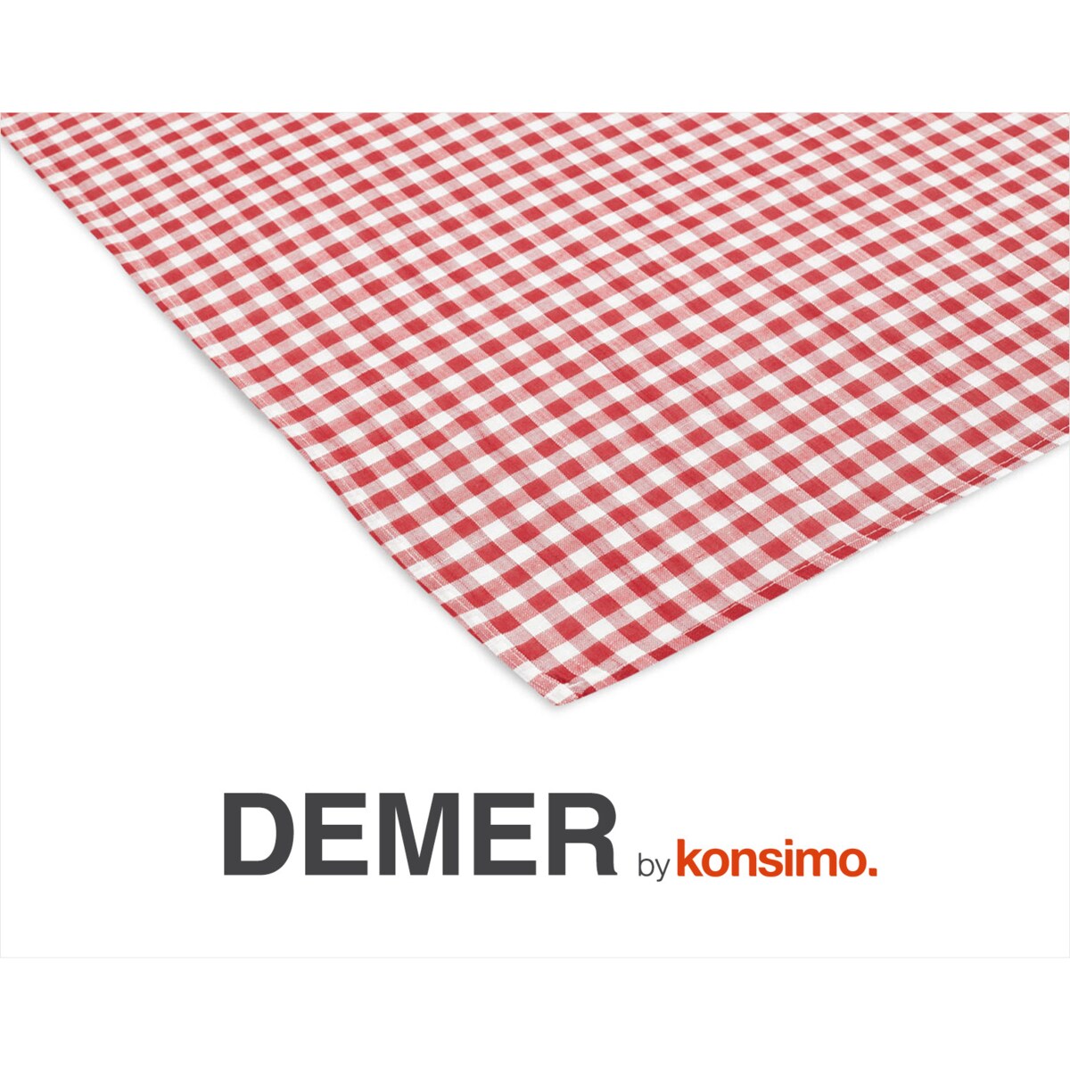 Konsimo DEMER Serweta, czerwony