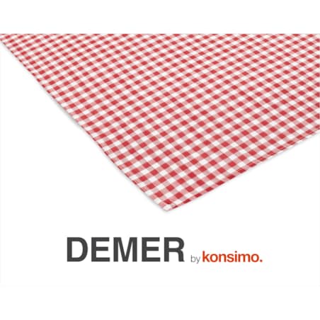 Konsimo DEMER Serweta, czerwony