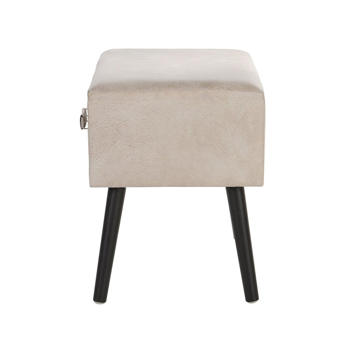 Stolik nocny ekoskóra beżowy EUROSTAR