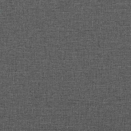 vidaXL Sofa Chesterfield, trzyosobowa, ciemnoszara, obita tkaniną