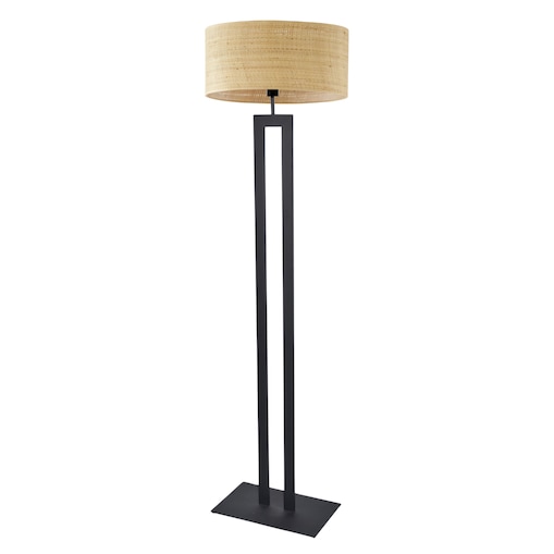 Lampa stojąca podłogowa z abażurem walec MONO