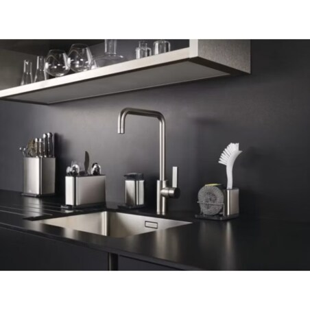 Organizer do zlewu stalowy Surface, 18 x 12.5 x 12.8 cm, Joseph Joseph