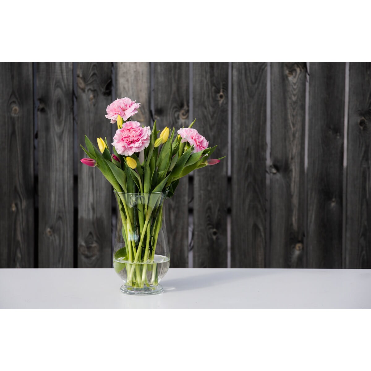 Konsimo RIOTES Wazon, przezroczysty