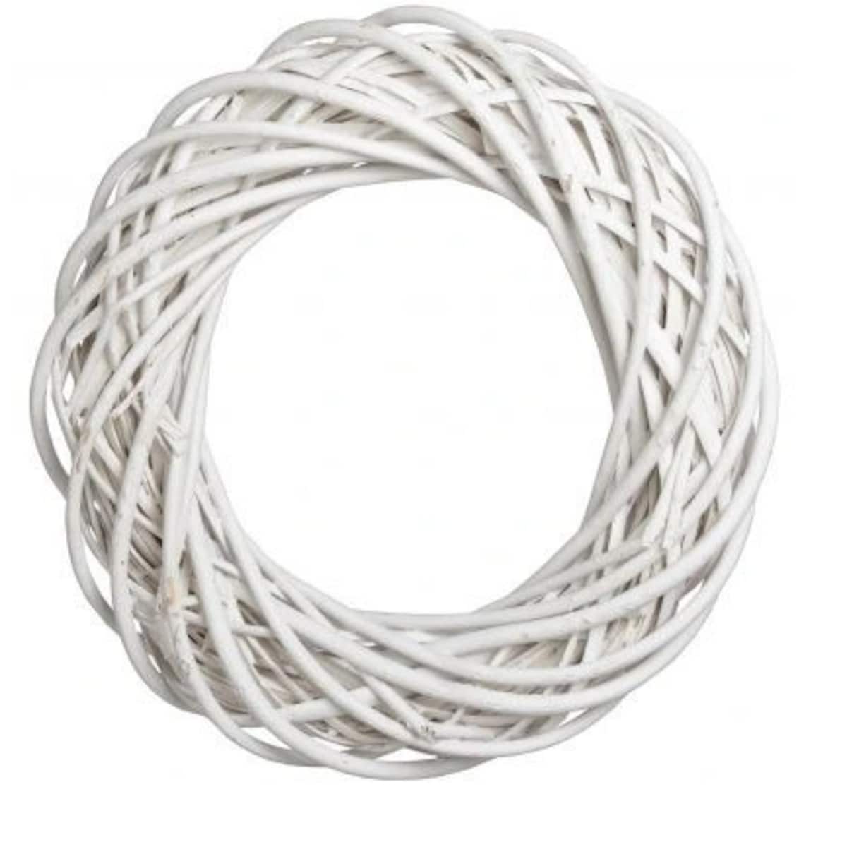 Wianek Wiklinowy Biały Średnica 25 Cm Wiklinagruby