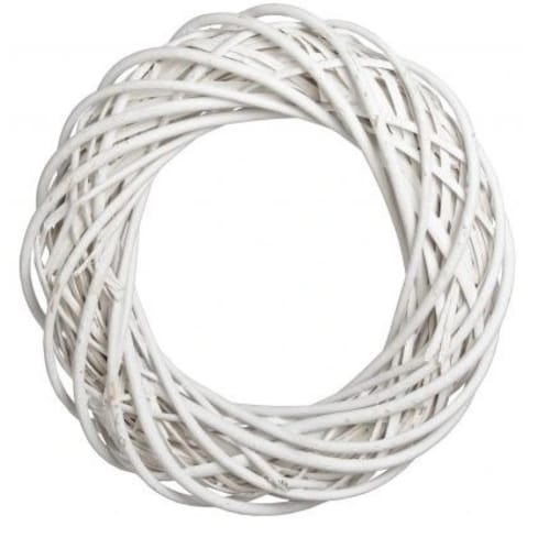 Wianek Wiklinowy Biały Średnica 25 Cm Wiklinagruby