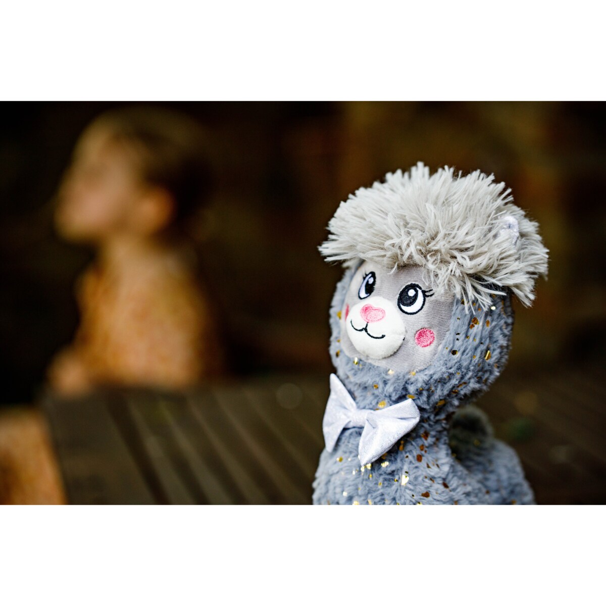 InnoGIO GIOplush Alpaca Alpaka Szara Maskotka 30 cm