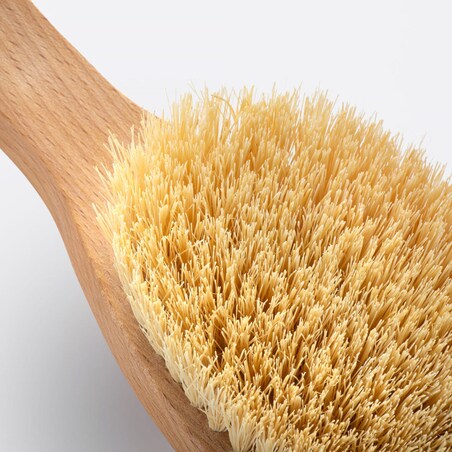 Szczotka do masażu ciała – włókno tampico, wersja gięta, No.6P