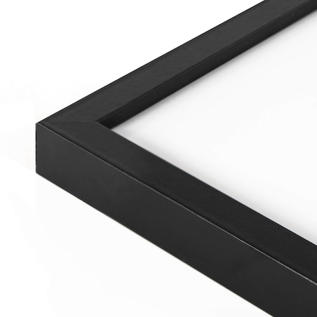 Czarna ramka na zdjęcia 21x30 cm A4 rama MDF z plexi klasyczna ramka zawieszka stopka