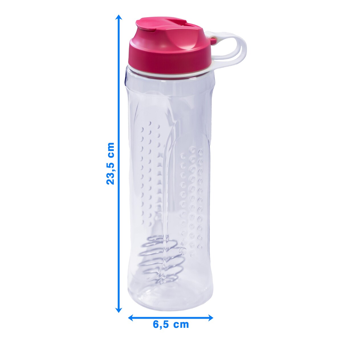 Bidon Na Wodę Shaker Ze Sprężynką Rowerowy Do Szkoły Butelka 610 Ml
