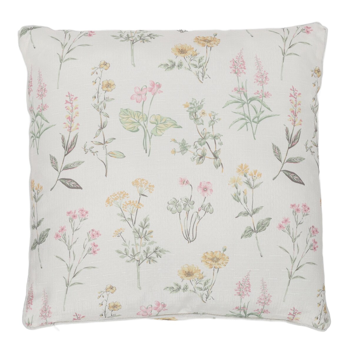 Poduszka dekoracyjna w kwiatowy wzór, 45 x 45 cm