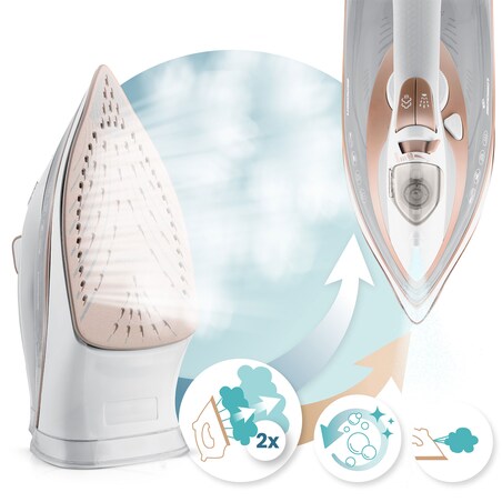 Żelazko parowe 3000W ceramiczna powłoka praca w pionie Berdsen 333201