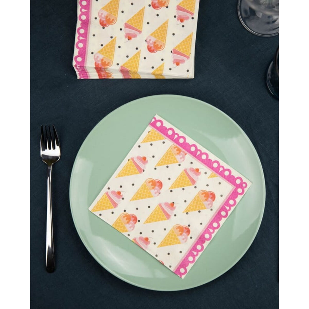 Serwetki stołowe Renova Ice Cream 20 szt