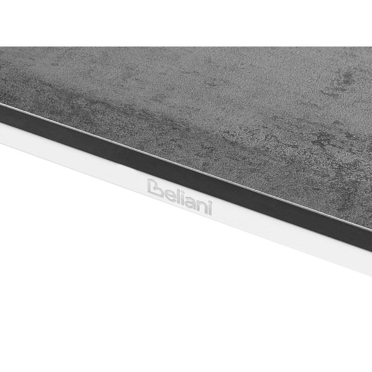 Stół ogrodowy SOVARETO 180 cm 90 cm Imitacja kamienia Ciemnoszary