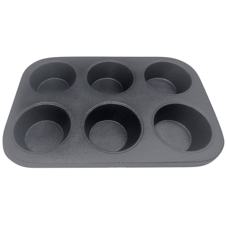Forma żeliwna do muffinów babeczek 6 sztuk KINGHOFF