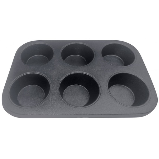 Forma żeliwna do muffinów babeczek 6 sztuk KINGHOFF
