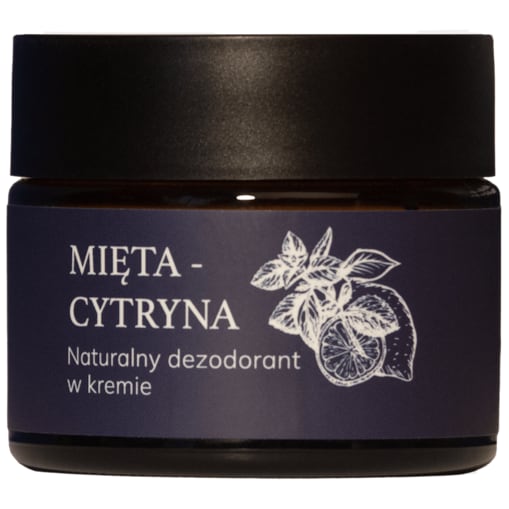 Mięta - cytryna naturalny dezodorant w kremie 50 ml