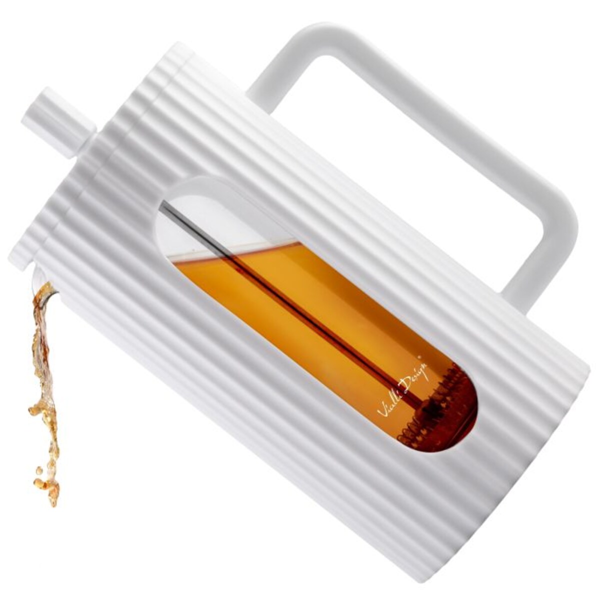 Zaparzacz do kawy i herbaty 1000 ml Livio biały 0718