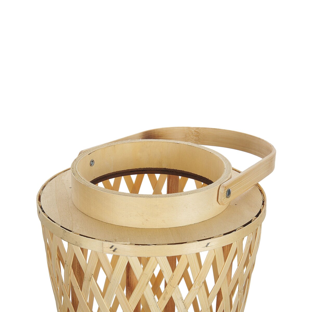 Lampion bambusowy 38 cm naturalny MACTAN