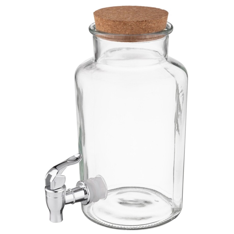 SŁÓJ Z KRANIKIEM 2 L NA NAPOJE lemoniada grill piknik ogród dom impreza