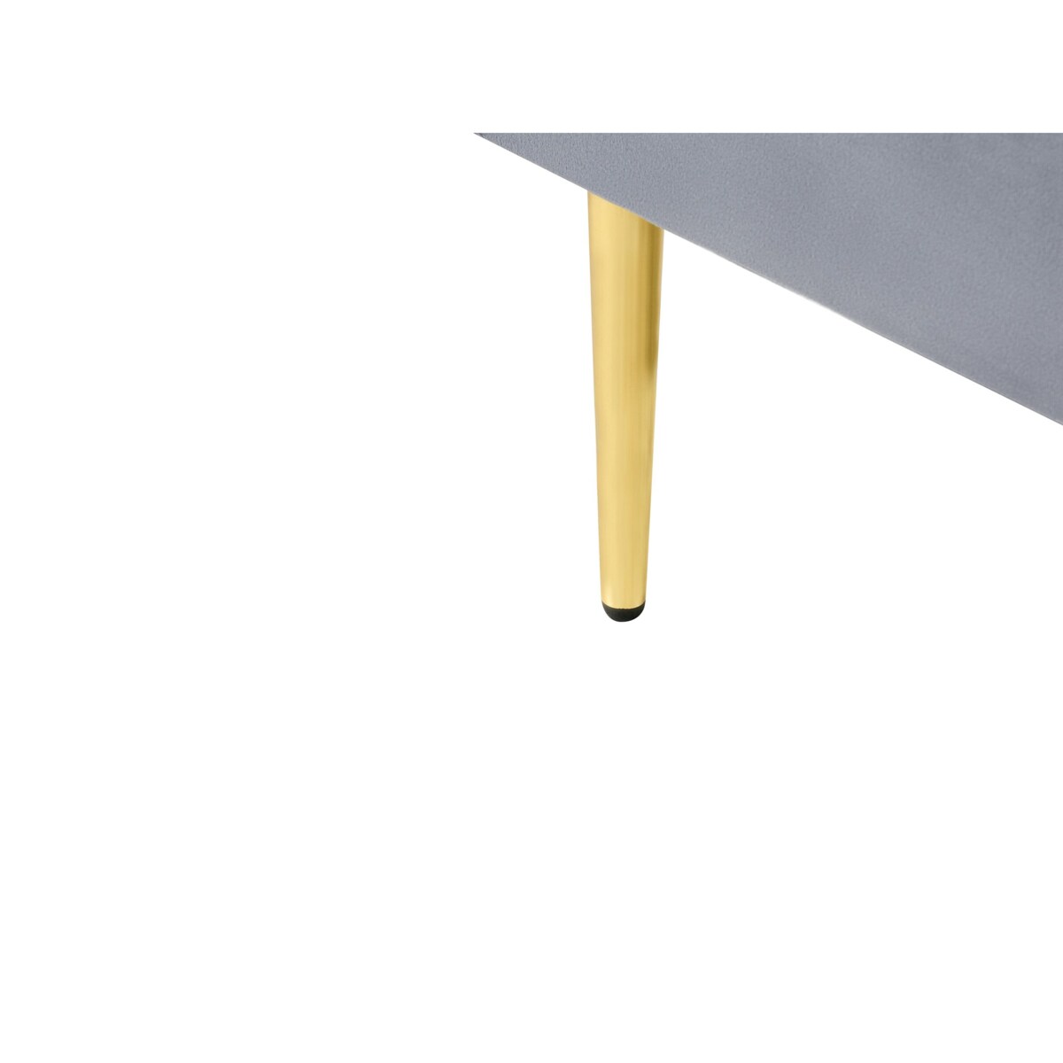 Łóżko Welur FLAYAT 120 x 200 cm Szary