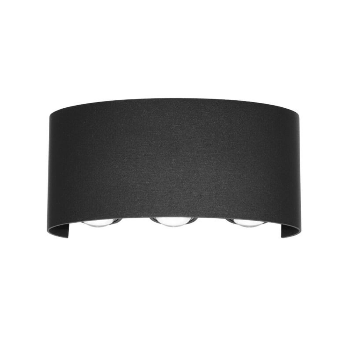 Nowoczesna lampa elewacyjna Ortelo LED 6W zewnętrzna czarna