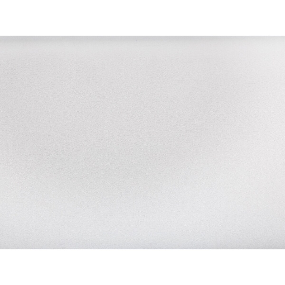 Łóżko kontynentalne ekoskóra 160 x 200 cm białe PRESIDENT