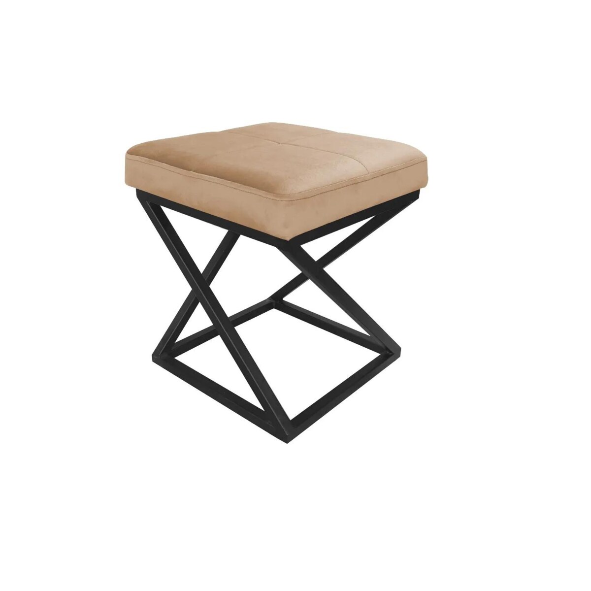 Pufa ZAZU 2 MG VELVET beżowa