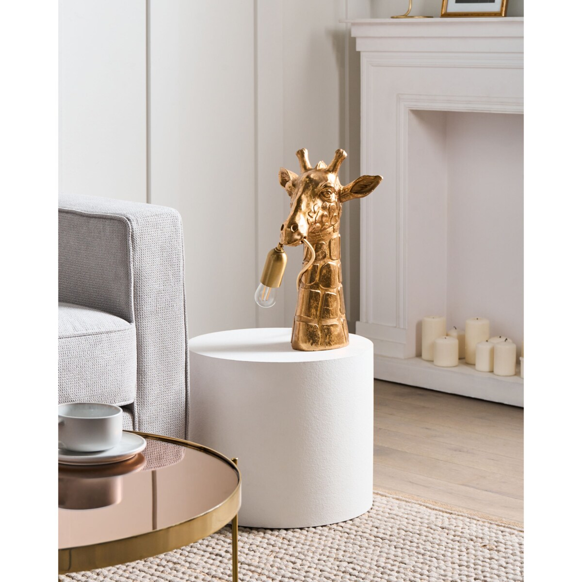 Lampa stołowa Żyrafa MALAIKA Złoty