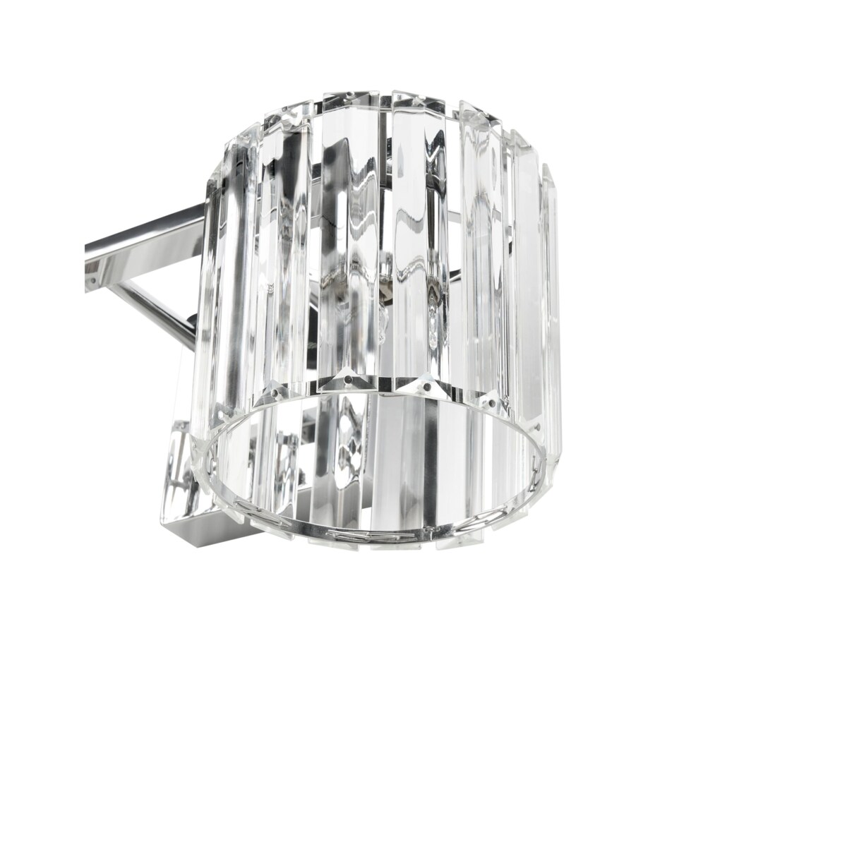 Lampa ścienna LOURIDO Metal Srebrny