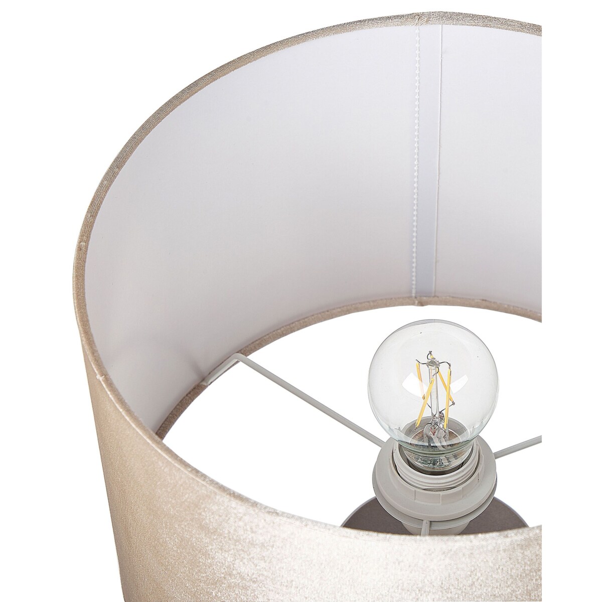 Lampa stołowa ceramiczna złota SANKURU