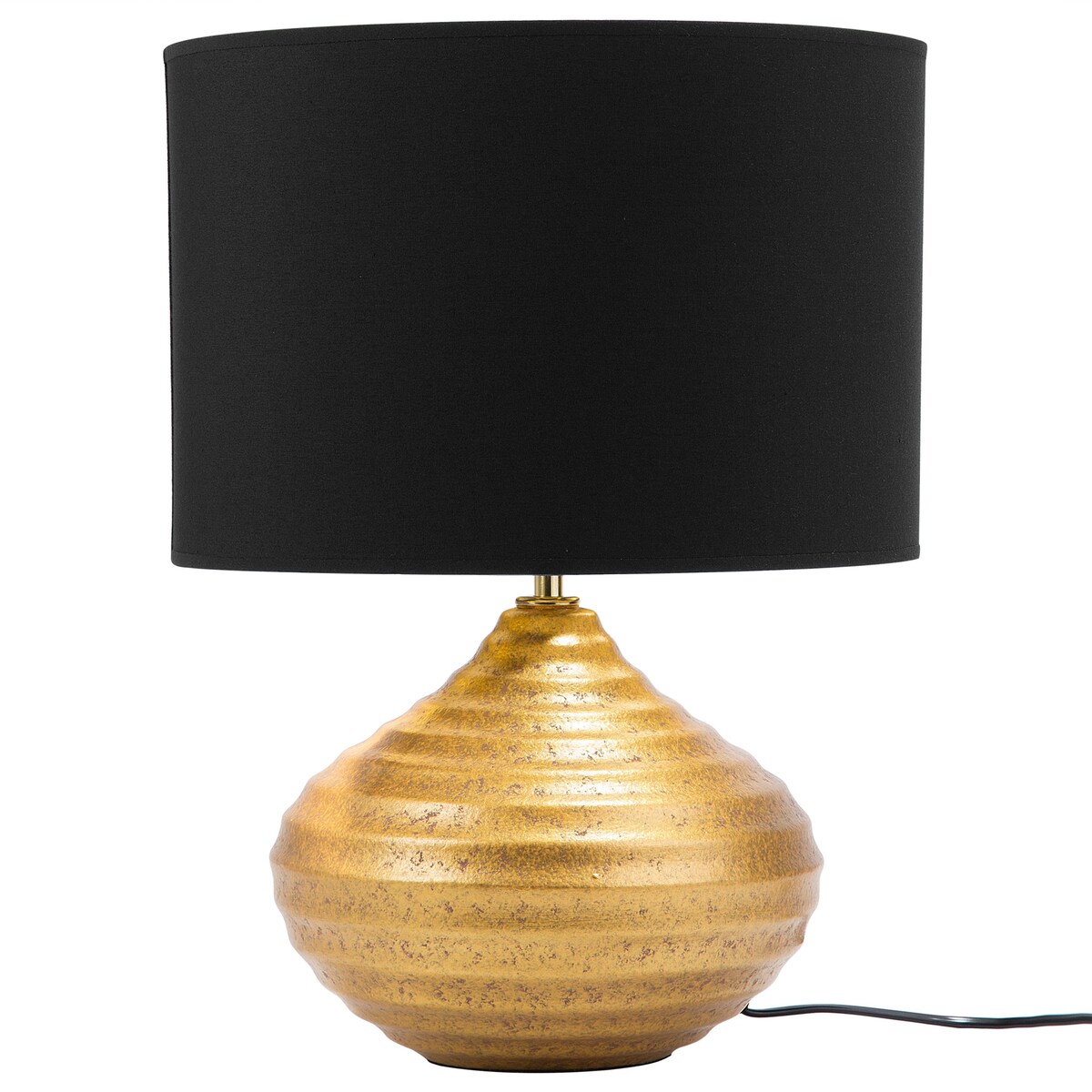 Lampa stołowa KUBAN Ceramika Złoty