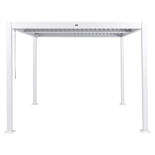 Pawilon ogrodowy FORNOLI Metal 296 cm 296 cm Biały