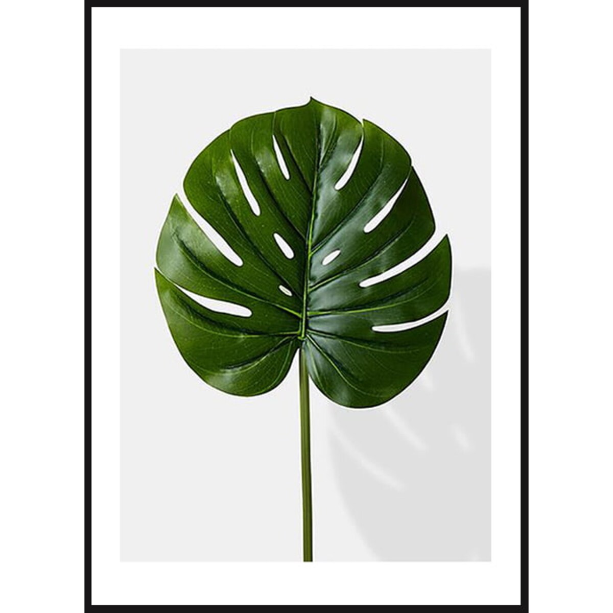 Poster Story, Plakat, Obraz - Liść Monstery w Akwareli, wymiary 21 x 30 cm