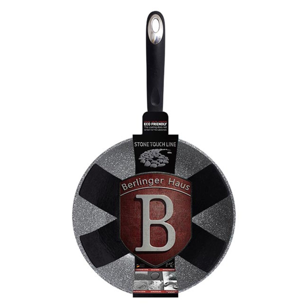Patelnia wok BERLINGER HAUS 28cm Gray Stone Touch