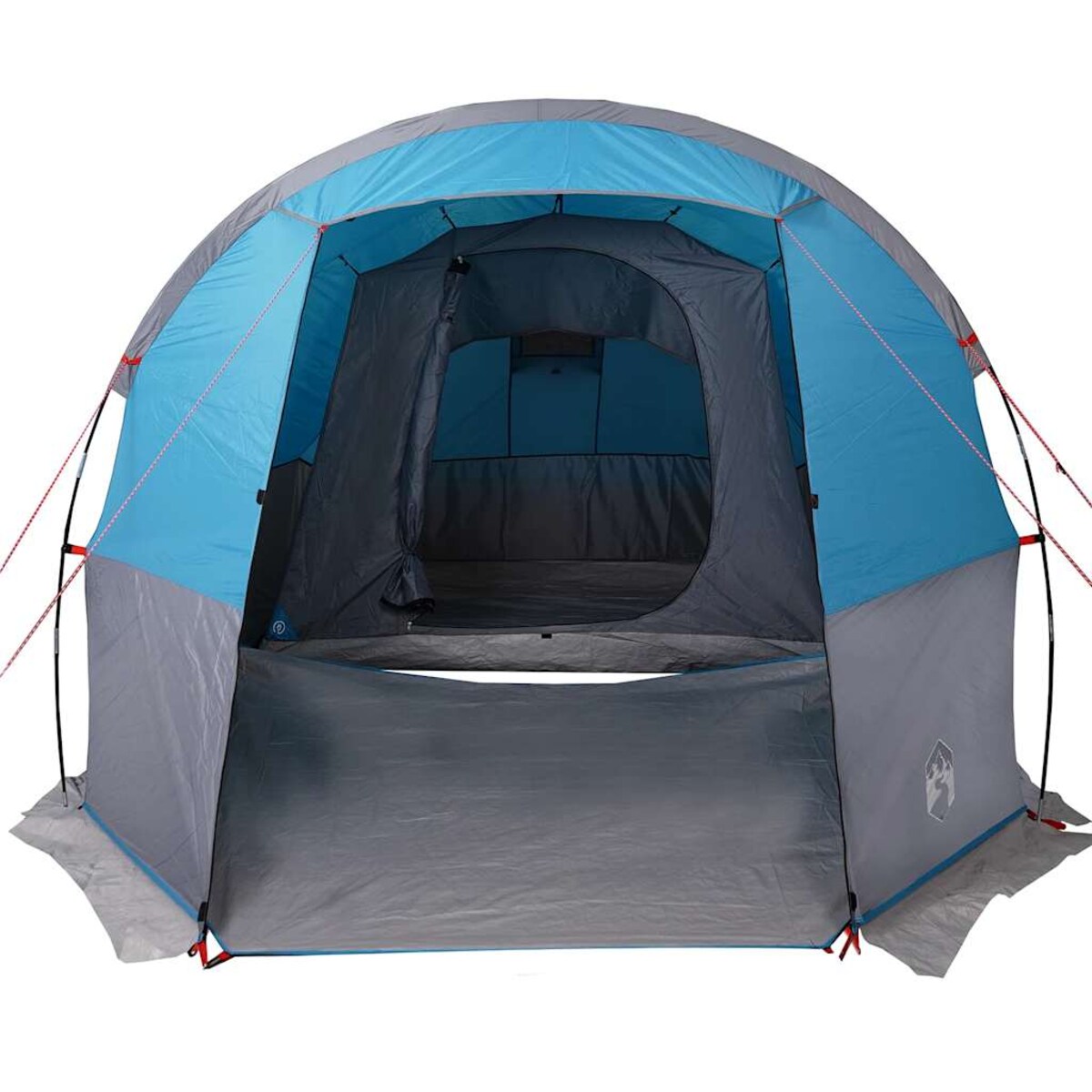 vidaXL Namiot turystyczny, tunelowy, 4-os., niebieski, wodoszczelny