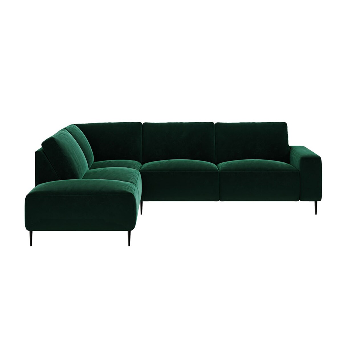 Tendo Sofa narożna - ciemnozielona