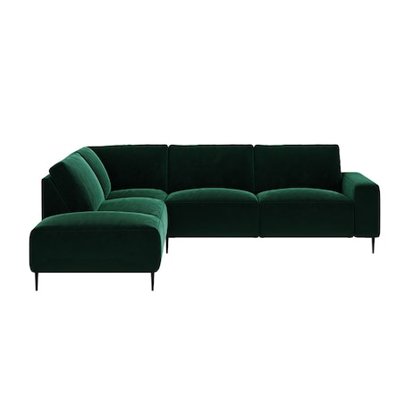 Tendo Sofa narożna - ciemnozielona