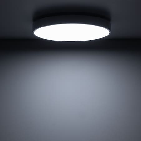 Lampa Sufitowa Łazienkowa Tk Lighting Velis Chrome Plafon Led 30W Ip54 Zmienna Barwa, Ściemniany