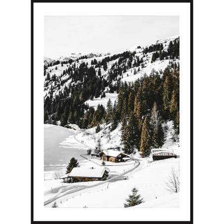 Poster Story, Plakat, Obraz - Zimowa Dolina, wymiary 60 x 84 cm