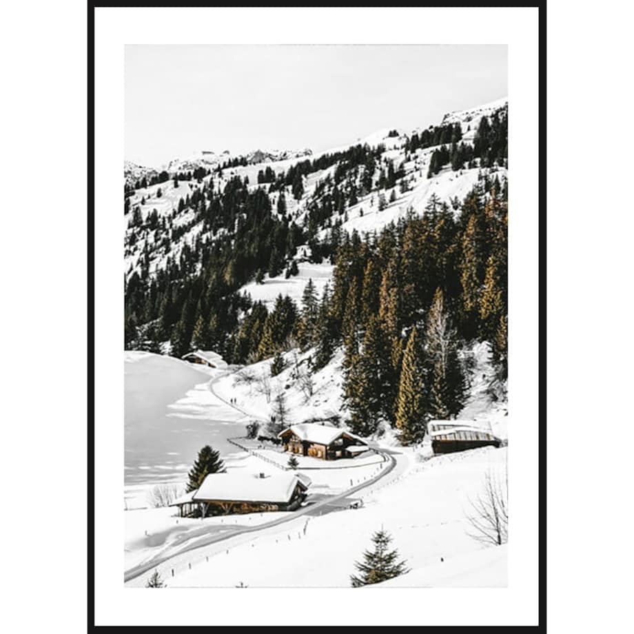 Poster Story, Plakat, Obraz - Zimowa Dolina, wymiary 60 x 84 cm